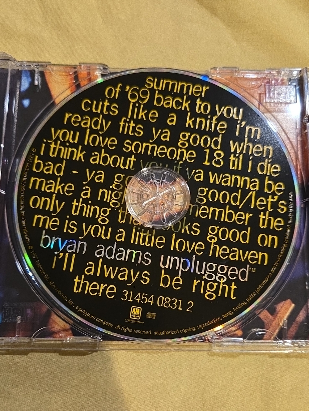 Bryan Adams Unplugged CD - Picture 5 of 6